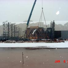 Udvar-Hazy Center Space Hangar trusses up!