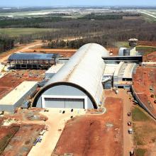 Udvar-Hazy Center Aerial View Looking N, Apr 03