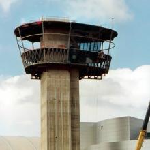 Udvar-Hazy Center Engen Tower gets glass