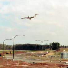 Entering the Udvar-Hazy Center