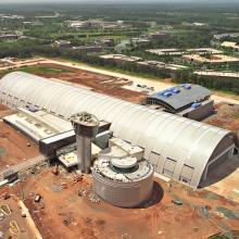 Udvar-Hazy Center Aerial View Looking SW, Jun 03