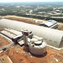 Udvar-Hazy Center Aerial View Looking SW, Jul 03