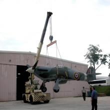 Hawker Hurricane in the air