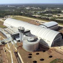 Udvar-Hazy Center Aerial View Looking SW, Oct 03