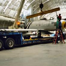 F-86A Sabre Unloaded at the Udvar-Hazy Center