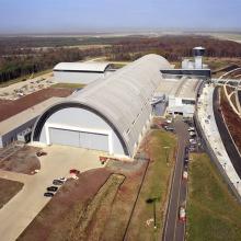 Udvar-Hazy Center Aerial View Looking N, Nov 03