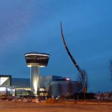 Udvar-Hazy Center at Night