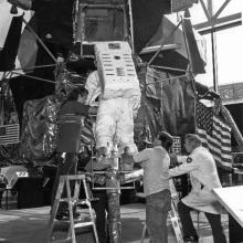 Apollo Lunar Lander Reinstallation in 1989