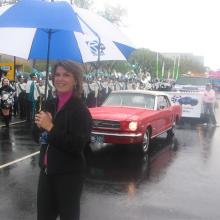 Brian Nicklas in Cherry Blossom Parade with Kathleen Matthews