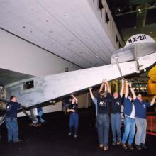 Spirit of St. Louis During Move in 2001