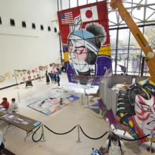 Japanese Kites on Display