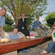 Development Staff at Clean-Up Day