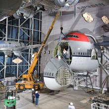 America by Air - Boeing 747 Forward Fuselage Installation