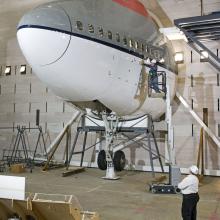 America by Air - Boeing 747 Forward Fuselage Installation