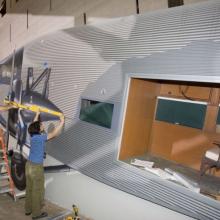 Tri-Motor Mock-up in America by Air Exhibition