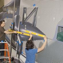 Tri-Motor Mock-up in America by Air Exhibition