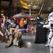 Star Wars Characters at Air & Scare at the Udvar-Hazy Center