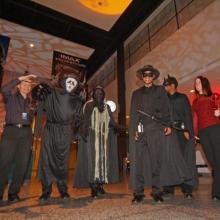 Teens and Adults in Costume at Air & Scare