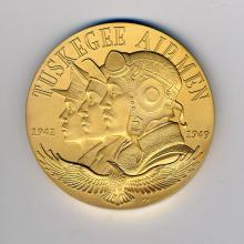 Tuskegee Airmen Congressional Gold Medal (Front)