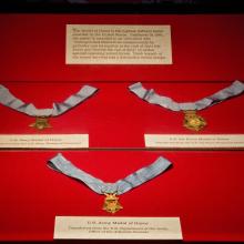 Medal of Honor exhibit at the National Air and Space Museum