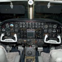 Beechcraft King Air Cockpit at the Udvar-Hazy Center