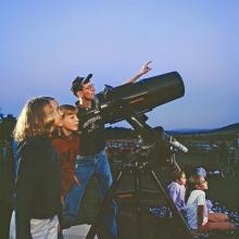 Sean O'Brien, staff astronomer of the Albert Einstein Planetarium