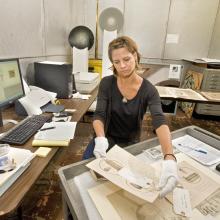 Collections Processing Unit at the Garber Facility