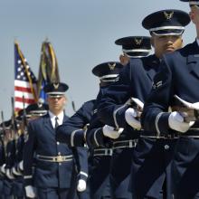 The Air Force Honor Guard Drill Team