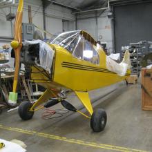 Piper J-2 Cub in the Restoration Shop