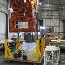 ATS-6 Earth Viewing Module in Restoration Shop