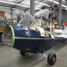 Curtiss-Wright CW-1 Junior in Restoration Shop