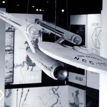 Star Trek Starship "Enterprise" on display in Rocketry and Spaceflight