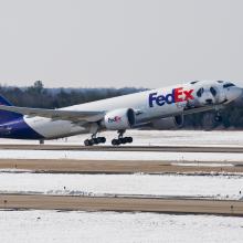 Panda Plane - Tai Shan Departs from Dulles Aboard Boeing 777