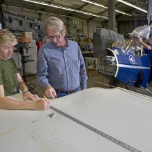 Volunteers at the Garber Facility