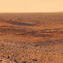 The View from Basin to the North-east of Husband Hill on Mars