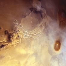 Part of Valles Marineris canyon system on Mars