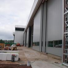 Udvar-Hazy Center Construction: Restoration Hangar Exterior Doors