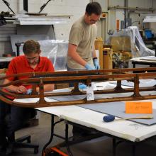 Interns at the National Air and Space Museum