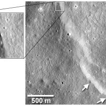 Image illustrating Crosscut Craters with inset