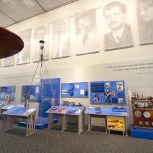 Rocket Pioneers Display in the "Barron Hilton Pioneers of Flight Gallery"