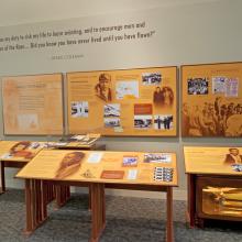 Black Wings Display in the "Barron Hilton Pioneers of Flight Gallery"