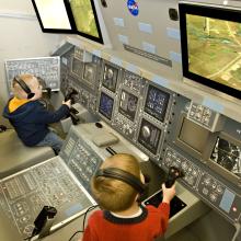 Shuttle Simulator at the Steven F. Udvar-Hazy Center