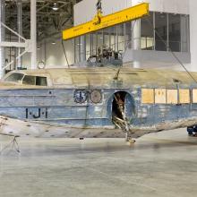 Sikorsky JRS-1 Arrival at Udvar-Hazy Center