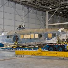 Sikorsky JRS-1 Arrival at Udvar-Hazy Center