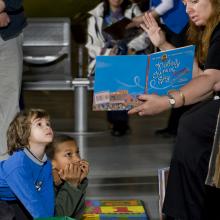 Story Time at the Steven F. Udvar-Hazy Center