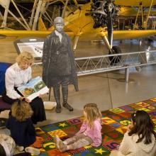 Story Time at the Steven F. Udvar-Hazy Center