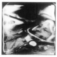 This is one frame of the television pictures of Yuri Gagarin.