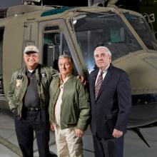 Special Visitors to Bell UH-1H Iroquois "Huey" Smokey III