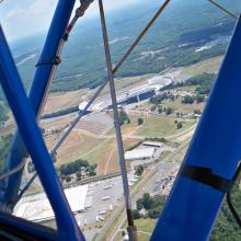 View from the "Spirit of Tuskegee"