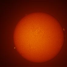 Hydrogen-alpha Sun - August 22, 2011